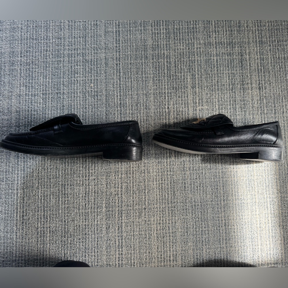 Authentic Chanel Quilted Black Loafers - Picture 5 of 11